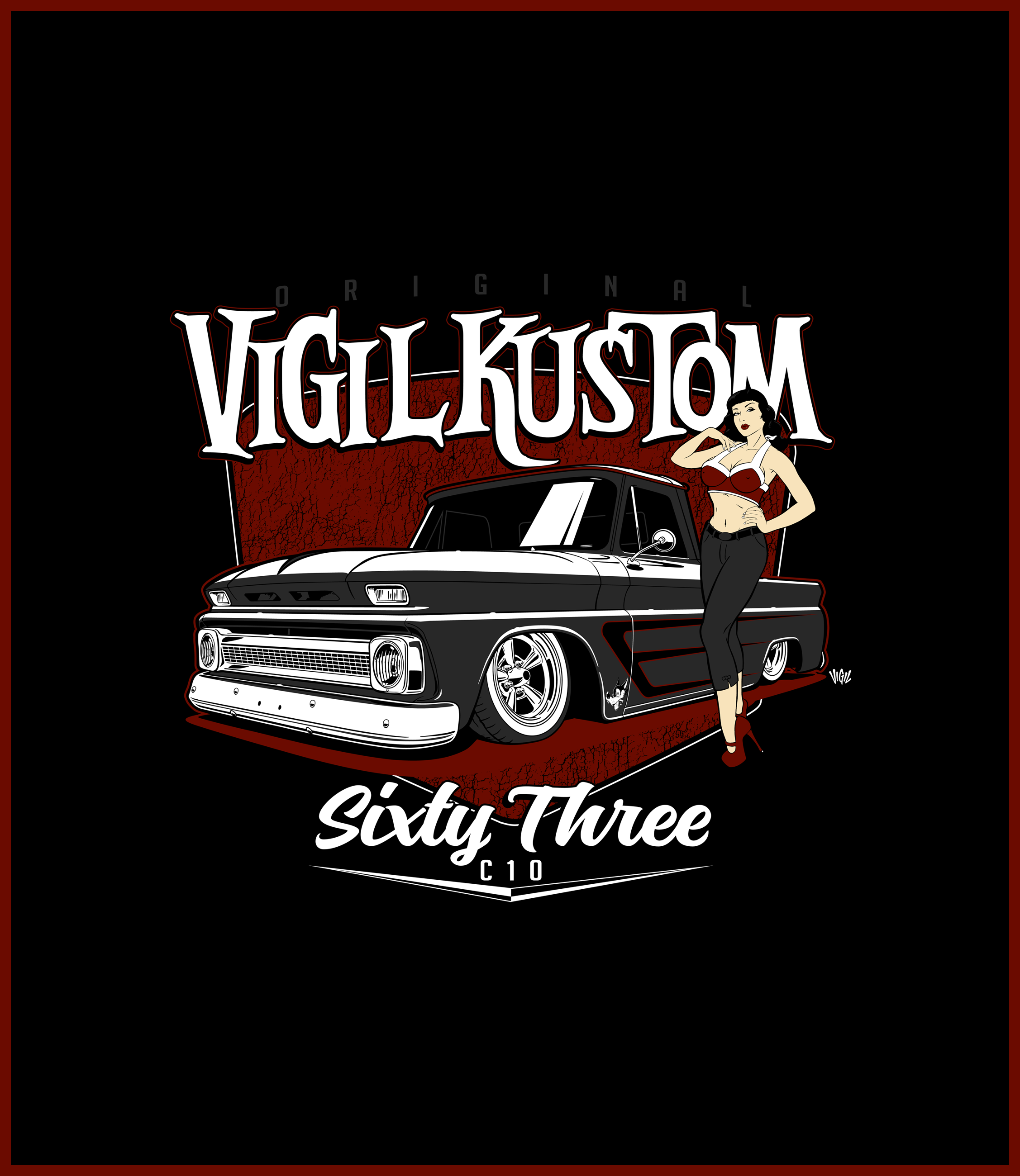 63 C10 Chevy pick up truck Vigil Kustom Designs